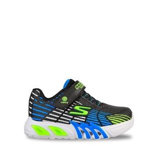 Skechers toddler/kid boy’s lights flex glow sneaker